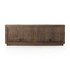 Tussac Matte Brown Neem Media Console | ready to ship!