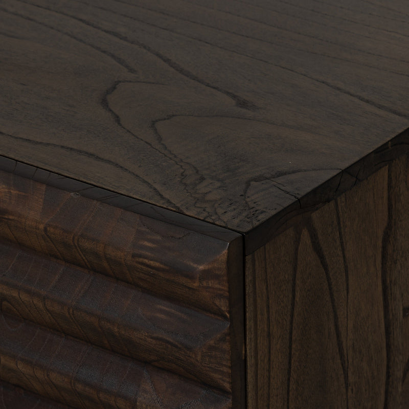 Tussac Matte Brown Neem Media Console | ready to ship!
