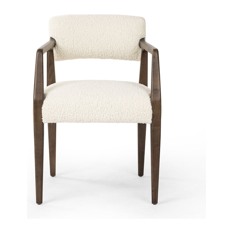 Tyler Sheepskin Natural Dining Armchair | ready to ship!