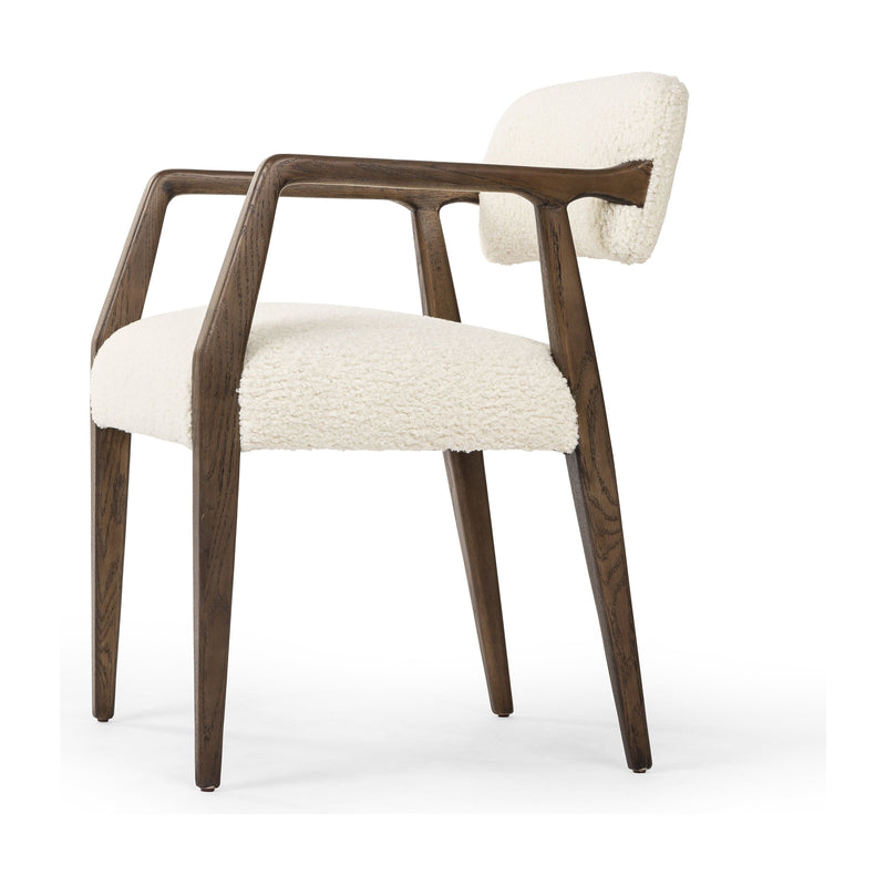 Tyler Sheepskin Natural Dining Armchair | ready to ship!
