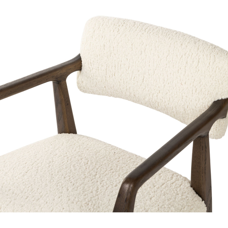 Tyler Sheepskin Natural Dining Armchair | ready to ship!