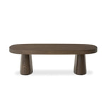 Valen Rustic Brown Oak Veneer Coffee Table | ready to ship!