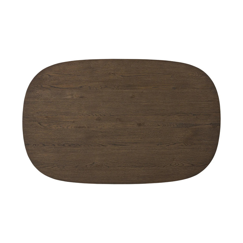 Valen Rustic Brown Oak Veneer Coffee Table | ready to ship!
