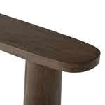 Valen Rustic Brown Oak Veneer Console Table | shipping 10/4/2025