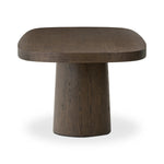 Valen Rustic Brown Oak Veneer Dining Table | shipping 7/7/2025