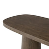 Valen Rustic Brown Oak Veneer Dining Table | shipping 7/7/2025