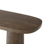 Valen Rustic Brown Oak Veneer Dining Table | shipping 7/7/2025