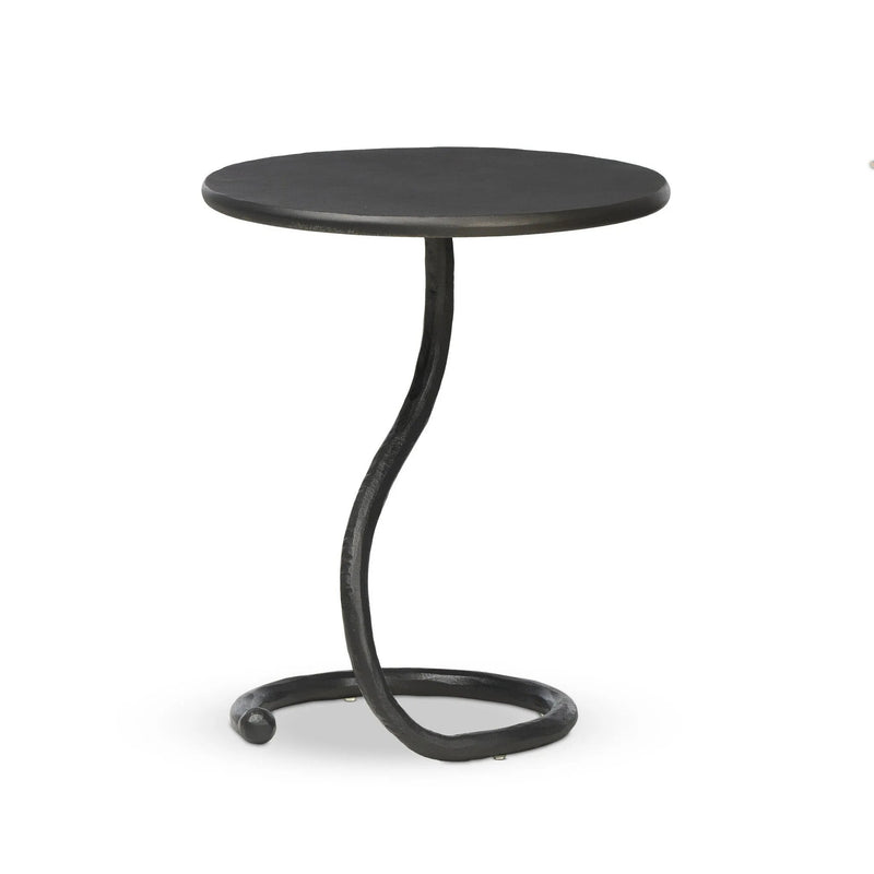 Vera Hammered Gunmetal End Table | shipping 7/27/2025