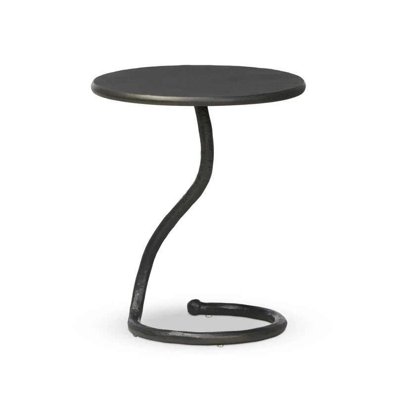 Vera Hammered Gunmetal End Table | shipping 7/27/2025