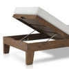 Verona Alessi Linen Outdoor Chaise | shipping 5/27/2025