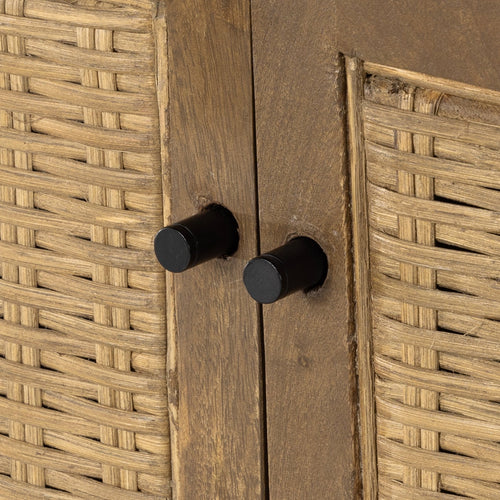 Veta Taupe Cane Sideboard | shipping 6/25/2025
