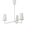 Vincennes Matte White Plaster Chandelier | shipping 09/08/2025