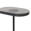 Vinia Light Blue Cast Glass End Table | shipping 7/27/2025