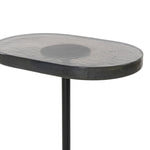Vinia Light Blue Cast Glass End Table | shipping 7/27/2025