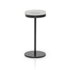 Vinia Light Blue Cast Glass End Table | shipping 7/27/2025