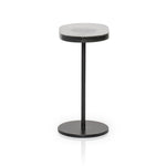 Vinia Light Blue Cast Glass End Table | shipping 7/27/2025