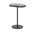 Vinia Light Blue Cast Glass End Table | shipping 7/27/2025