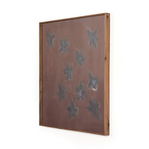 Vintage Rustic Walnut Floater by Jamie Beckwith