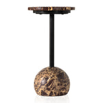Viola Accent Table - Merlot Marble | shipping 6/25/2025