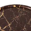 Viola Accent Table - Merlot Marble | shipping 6/25/2025