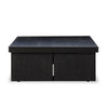 Warby Worn Black Oak Coffee Table | ready to ship!