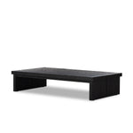 Warby Worn Black Oak Coffee Table | ready to ship!