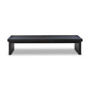 Warby Worn Black Oak Coffee Table | ready to ship!