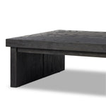 Warby Worn Black Oak Coffee Table | ready to ship!