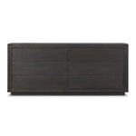 Warby Worn Black Oak 6 Drawer Dresser | shipping 7/7/2025