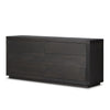 Warby Worn Black Oak 6 Drawer Dresser | shipping 7/7/2025