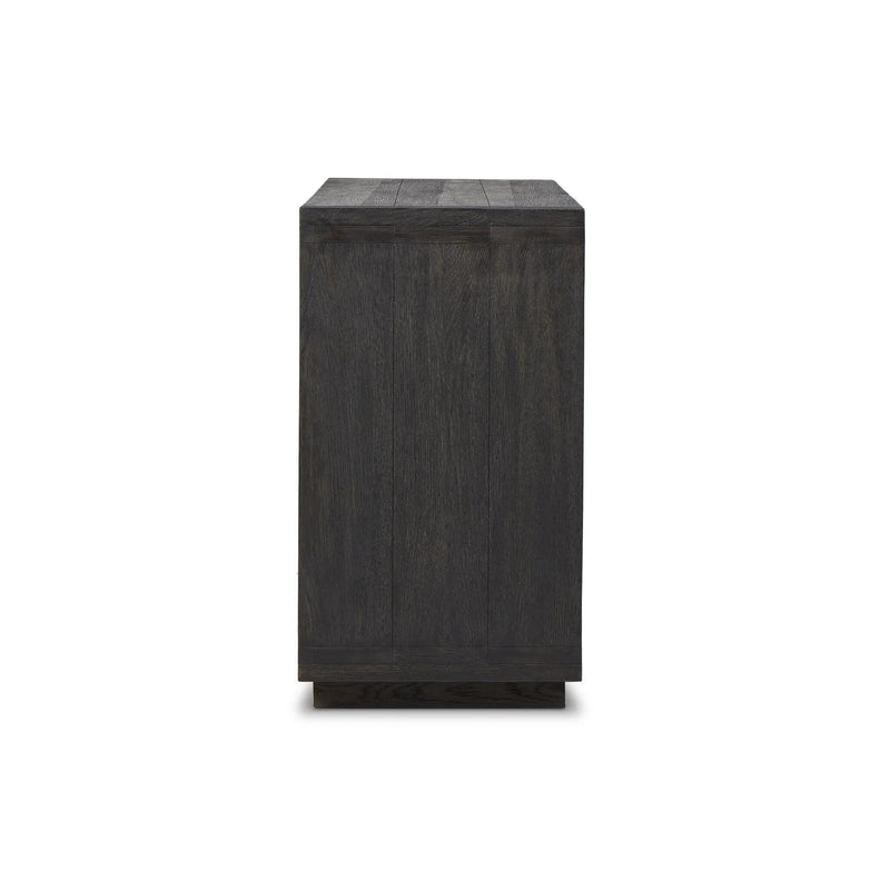 Warby Worn Black Oak 6 Drawer Dresser | shipping 7/7/2025