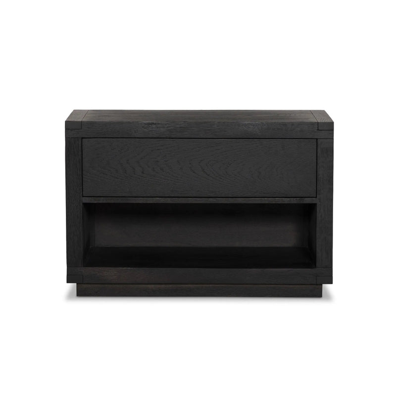 Warby Worn Black Oak Nightstand | shipping 6/30/2025