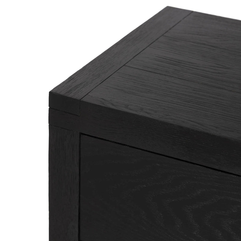 Warby Worn Black Oak Nightstand | shipping 6/30/2025