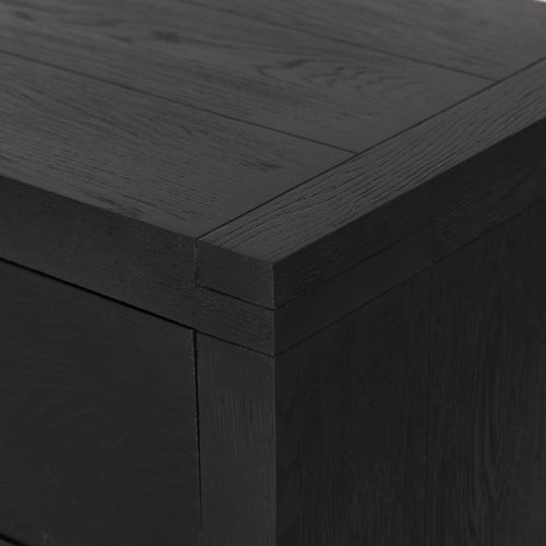 Warby Worn Black Oak Nightstand | shipping 6/30/2025