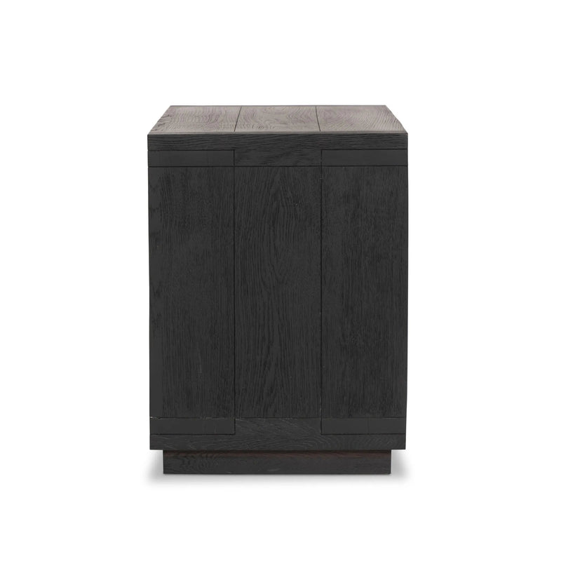 Warby Worn Black Oak Nightstand | shipping 6/30/2025