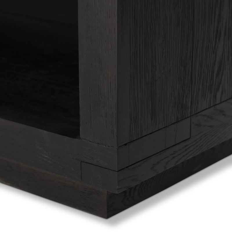 Warby Worn Black Oak Nightstand | shipping 6/30/2025