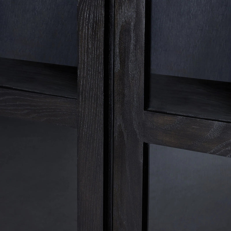 Warby Worn Black Cabinet | ready to ship!