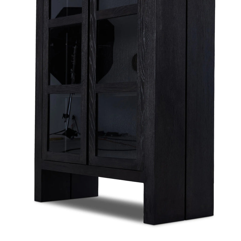 Warby Worn Black Cabinet | ready to ship!