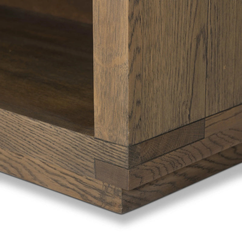Warby Worn Oak Nightstand | ready to ship!