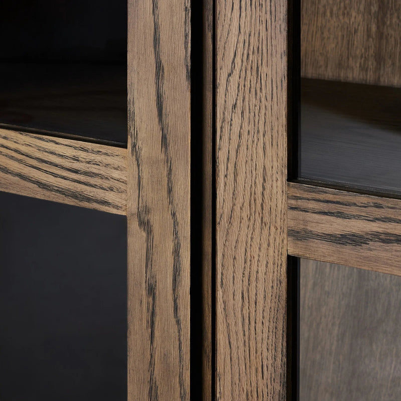 Warby Worn Oak Cabinet | ready to ship!