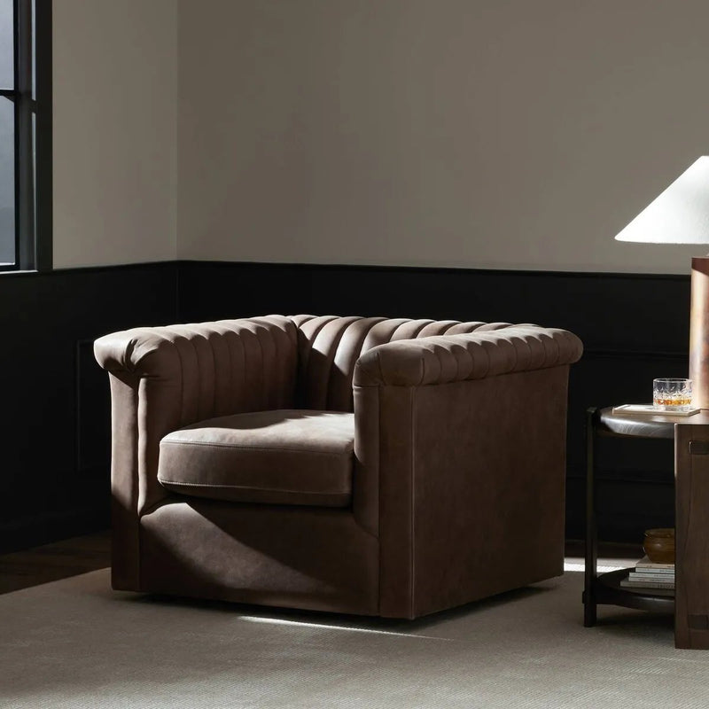 Watson Palermo Cigar Swivel Chair | shipping 6/18/2025