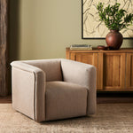 Wellborn Kerbey Camel Swivel Chair | shipping 5/30/2025
