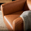 Wellborn Palermo Cognac Swivel Chair | ready to ship!