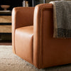 Wellborn Palermo Cognac Swivel Chair | ready to ship!