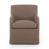 Westcott Brussels Mushroom Slipcover Dining Chair | ready to ship!