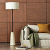 Wren Reactive White Glaze Floor Lamp | ready to ship!