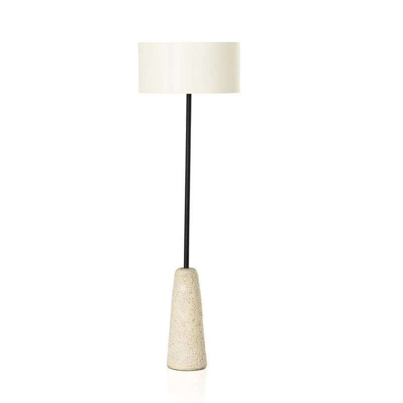Wren Reactive White Glaze Floor Lamp | ready to ship!