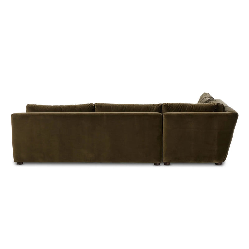 Yelena Surrey Olive 3-Piece Sectional | shipping 07/01/2025