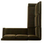 Yelena Surrey Olive 3-Piece Sectional | shipping 07/01/2025