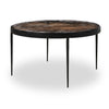Yoko Smoked Brown Cast Glass Nesting Table | shipping 6/23/2025